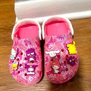 Toddler hello kitty crocs